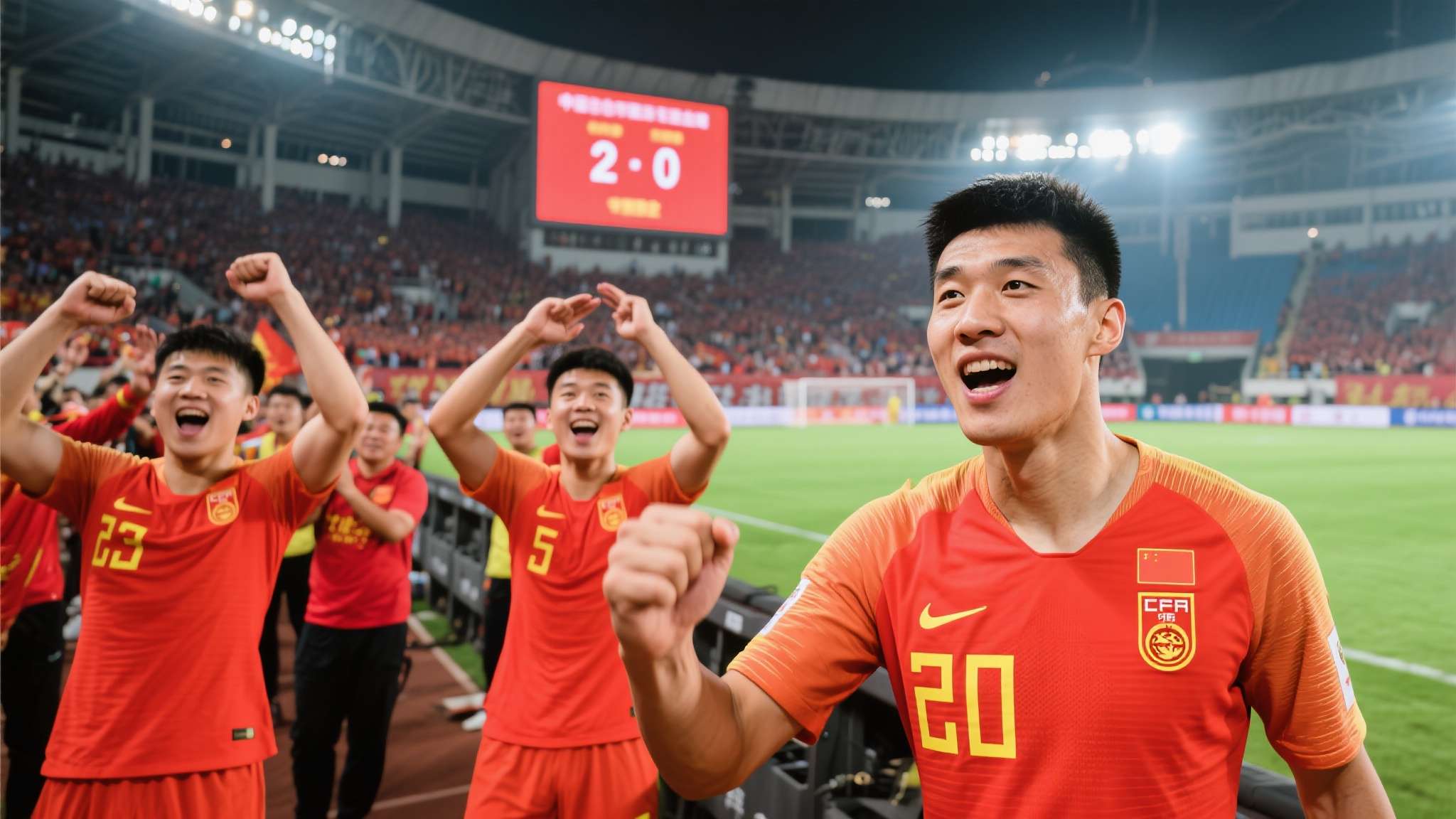 国足2-0轻取世界杯新军,首发阵容唯一新人,却是后防最稳的一环 当比分定格在2-0的瞬间,主场球迷的欢呼声响彻全场。这场胜利不仅仅是三分那么简单